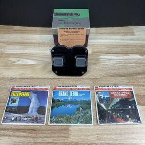 Sawyers View Master Stereoscope With New Reels Henry Ford Museum Yellowstone